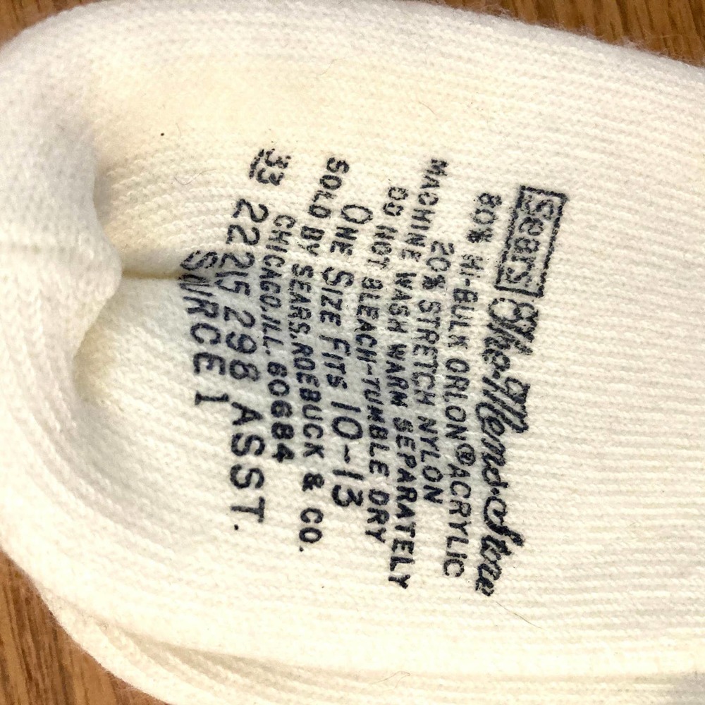 Vintage 70s Schlitz Beer Athletic Tube Socks Deadstock Large 10-13 - Picture 4 of 5